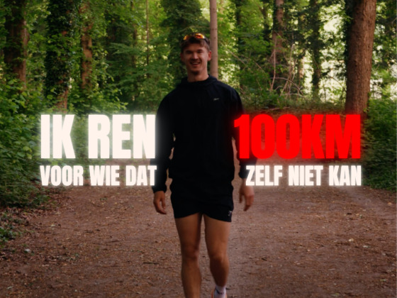 ik ren 21 december 100km voor kinderen met een spierziekte