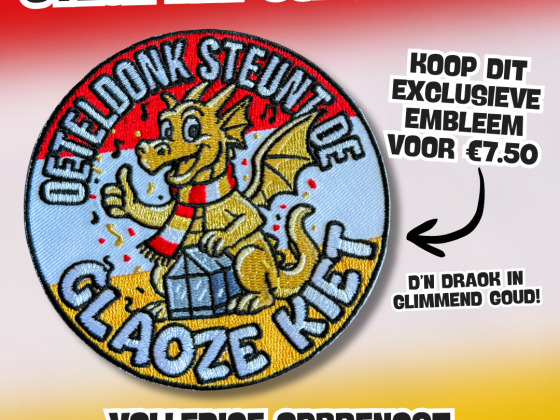 Oeteldonk Steunt De Glaoze Kiet Embleem