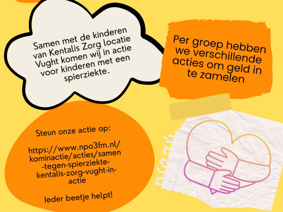 Samen tegen spierziekte! Kentalis zorg Vught in actie!