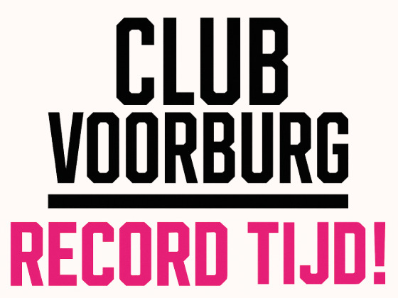 Club Voorburg Record Tijd!