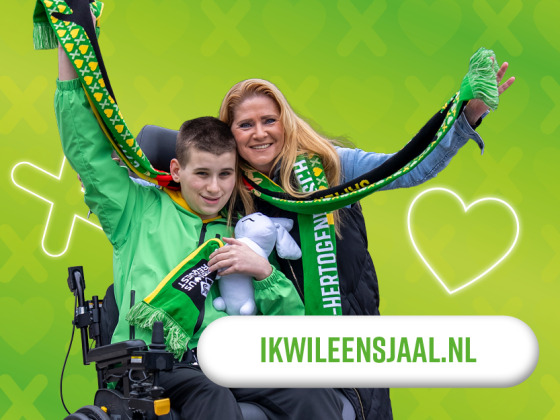 Supportersjaal Tobias