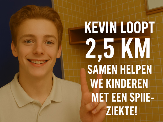 kevin loopt2,5km