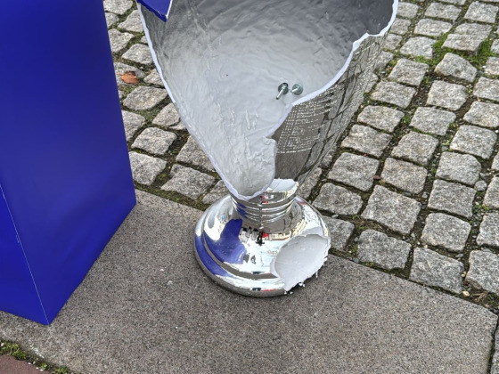 Met de cup op de kiek!