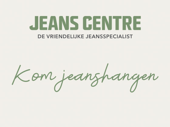 Jeanshangen bij Jeans Centre
