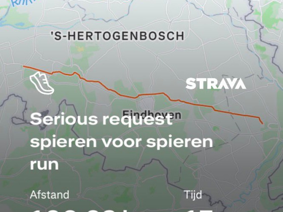 Mijn spieren, Voor spieren. 100 KM