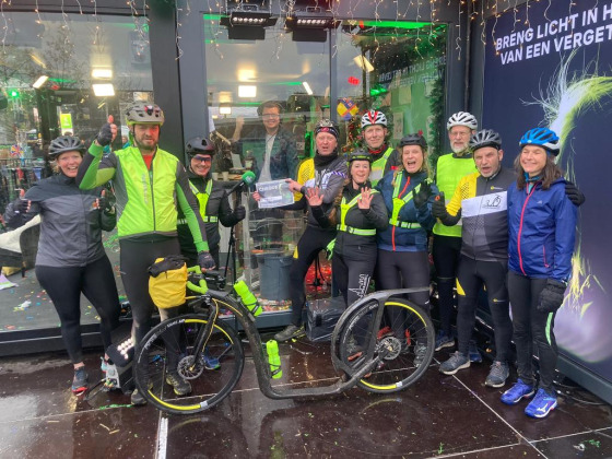 Steppend van Bolsward naar glazen huis voor spieren voor spieren