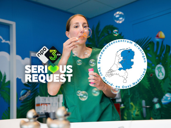 Brandwondencentrum Groningen van Martini Ziekenhuis in actie