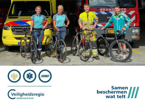 VRGZ fietst voor Nederlandse Brandwonden Stichting!