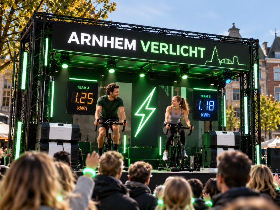 Wek energie op voor het goede doel op het Energieplein